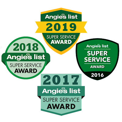 Angie's List Super Service Award — Texas Prime Homes storm damage restoration